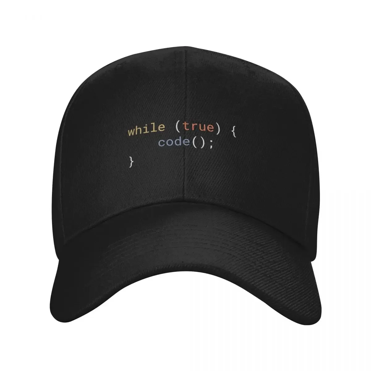 

JavaScript - While True Code Baseball Cap sun caps Rugby Golf Cap Designer Man Women's