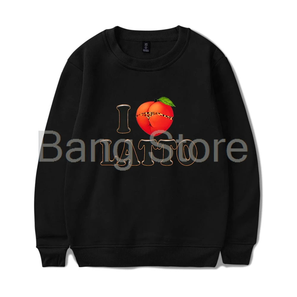 I Love Latto Crewneck Sweatshirts Women Men Long Sleeve Fashion Pullover Clothes