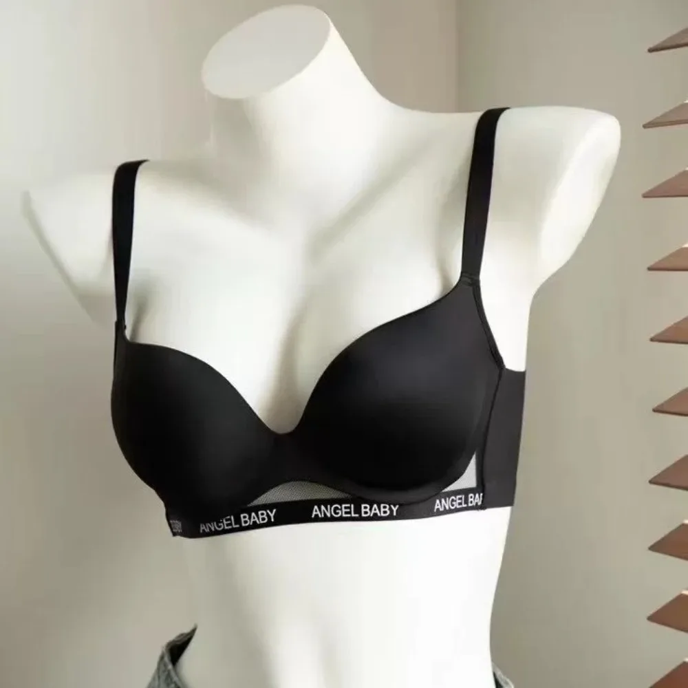 BANERDANI Wireless Seamless Thin Bra 32‑38 Women Push Up Lingerie Small Breast Lift Anti Sag Side Fat Collection Sexy Comfort