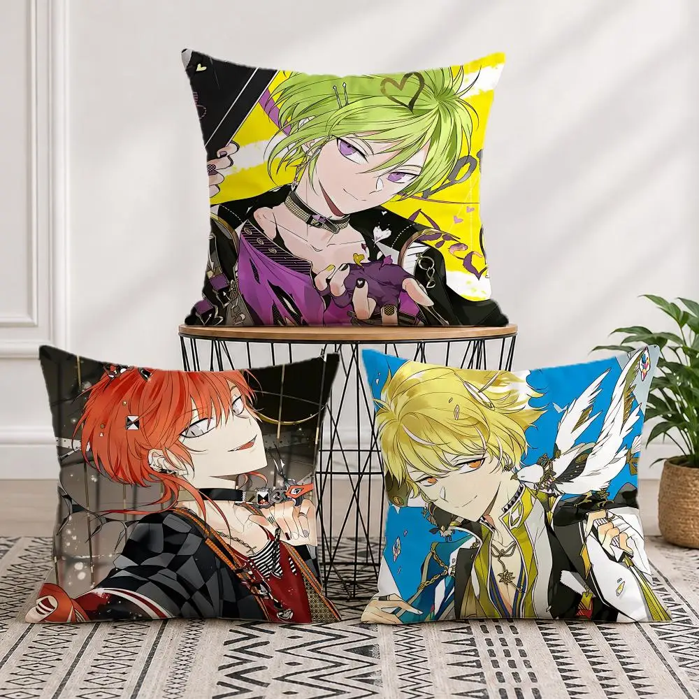 game Dear Vocalist Riot Cushion Cover Pillow Cover Nordic Minimalist Throw DoubleSided Print Cushion Case for Sofa Bedroom Decor