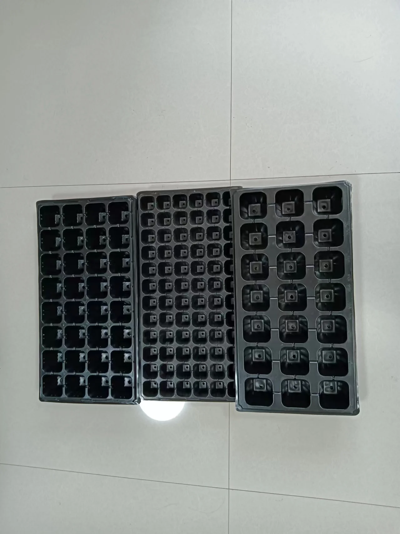 120 셀 묘목 트레이 세트 플라스틱 육묘 화분 트레이 온실용