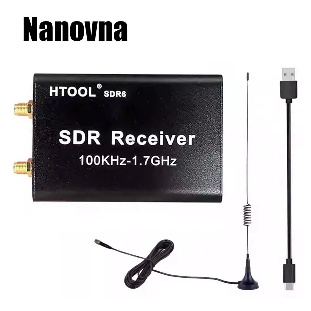 Nanovna SDR6 RTL-SDR Receiver Full Band Receiver SDR Software Signal Receiver Radio Aviation Shortwave Wideband Stable Tool