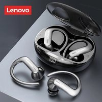 Lenovo T50 Wireless Bluetooth 5.2 Ear Hook Earphones Sports Headphones Waterproof Earbud With Mic Noise Reduction Gaming Headset