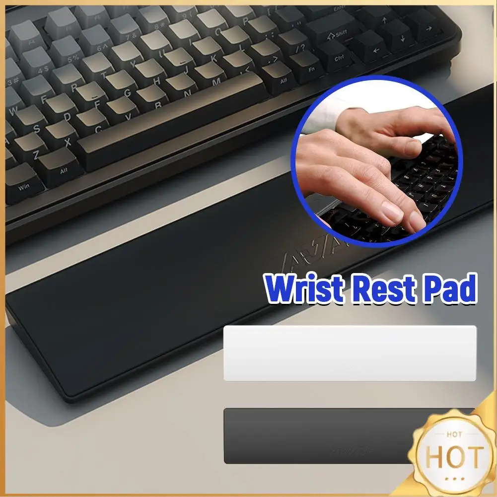 81 Keys Gaming Keyboard Wrist Rest Pad Ergonometric Anti-Slip Rubber Stable Base Keyboard Game Accessories