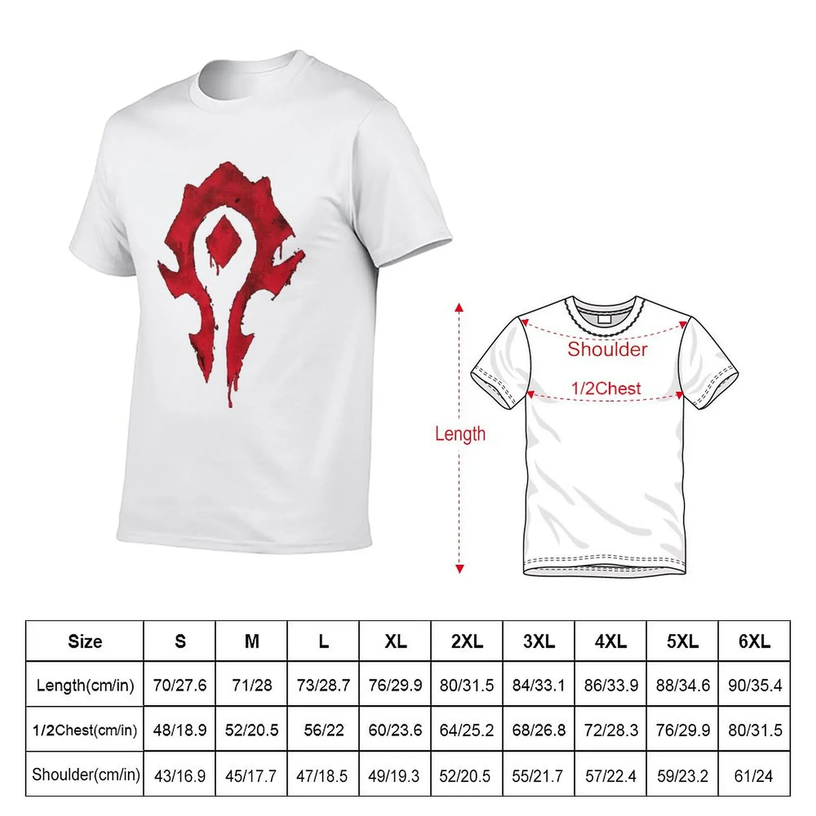 The bloody horde logo Classic T-Shirt man t shirts for men casual printed t shirts for man T-Shirt