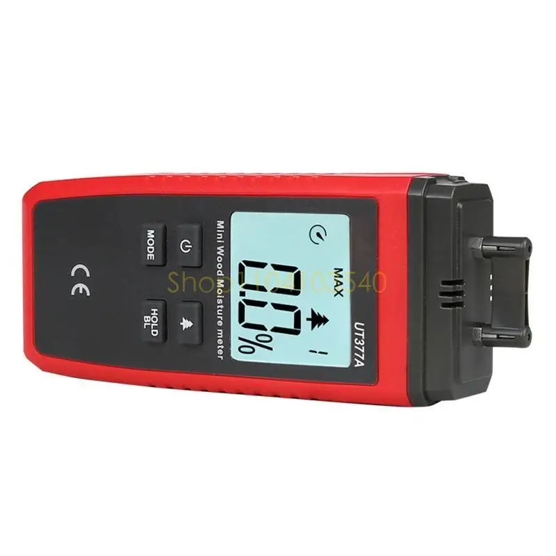 

02DC Handheld Moisture Tester Meter with Backlight Digital Moisture Detector Meter Tester for Wood Paper Plywood Durable