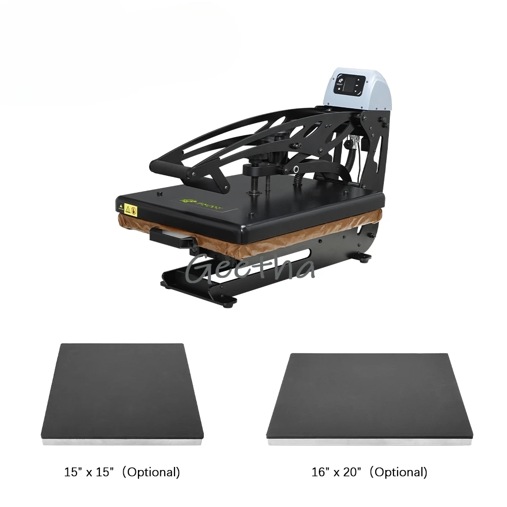 

Flat Heat Transfer Machine System 15X15 16X20 Heat Press Machine Automatic Tshirt Printing