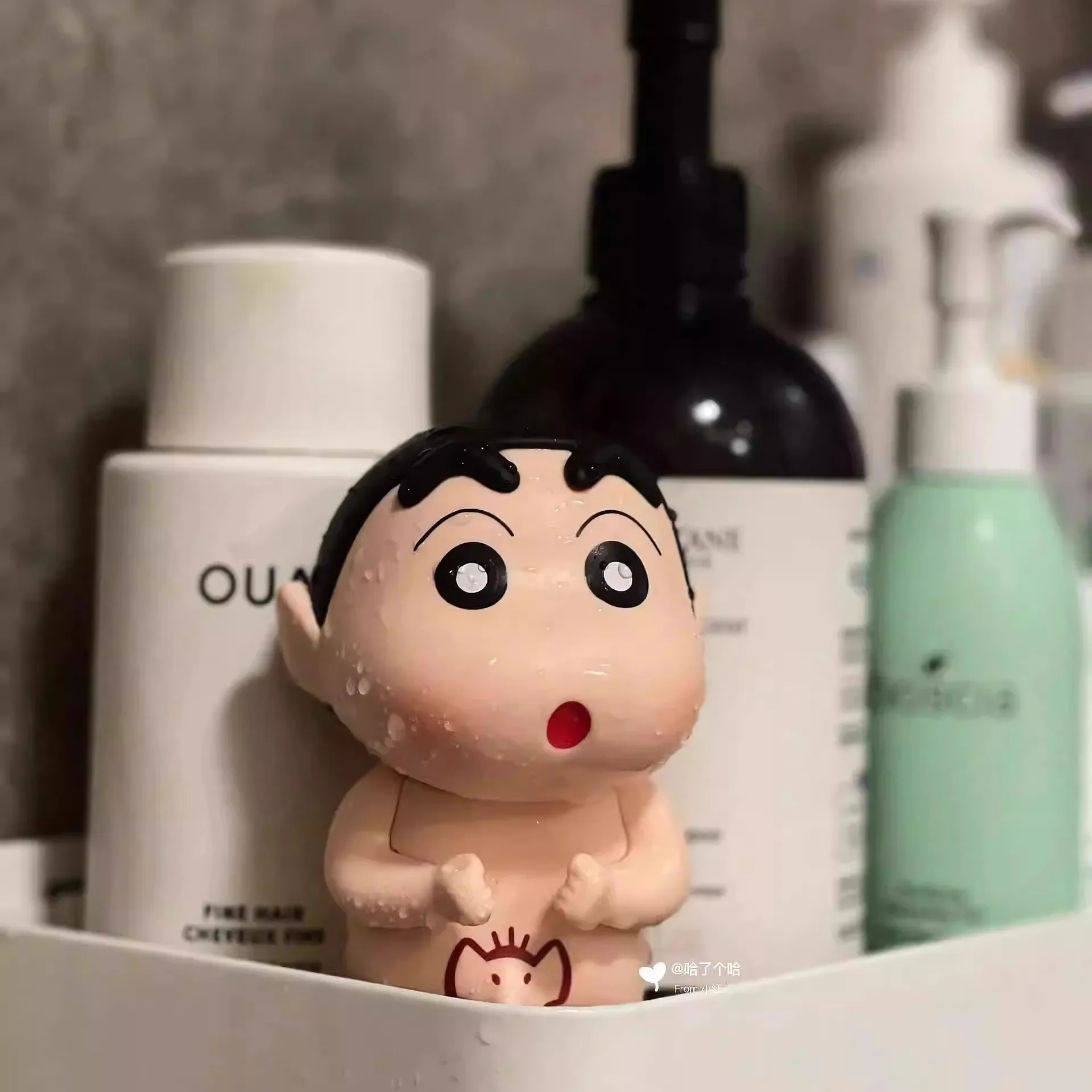 Badestift Shin Chan Niedliche Dekoration Badezimmer Waschbecken Zubehör Heimtextilien High-End Klein und einzigartig