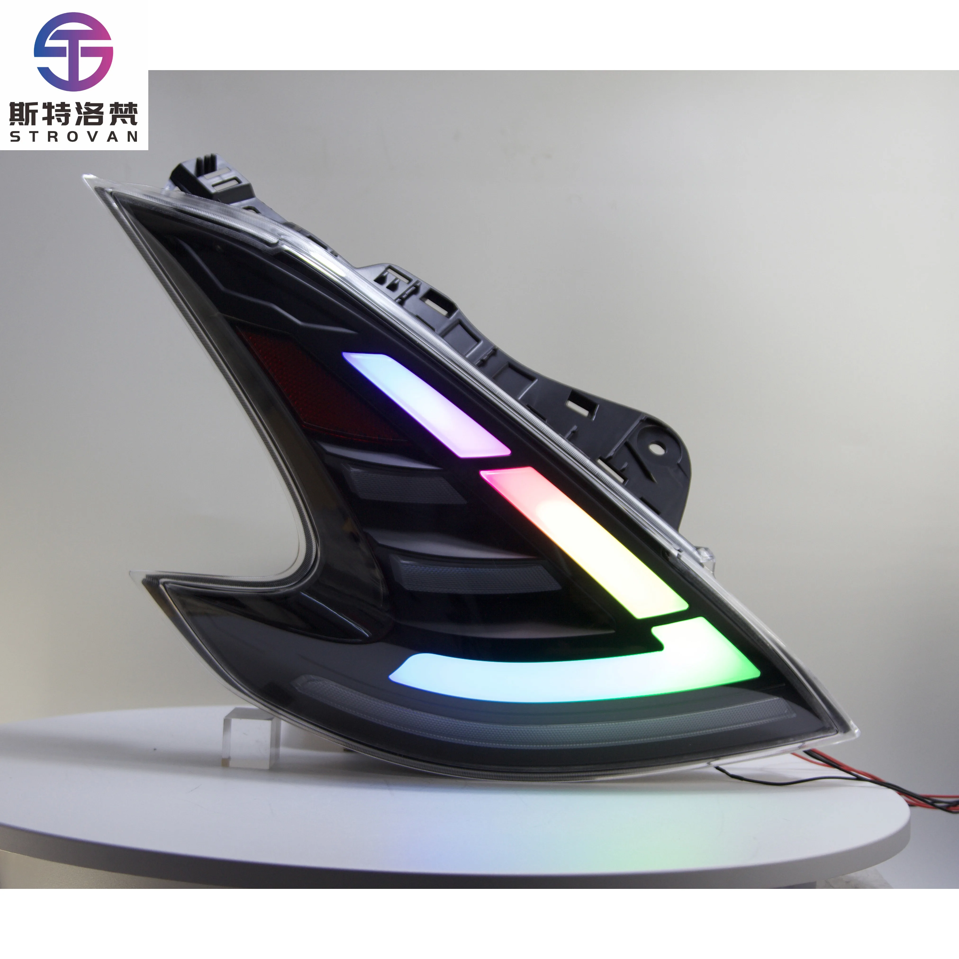 

STLF CLRAK Assembly Z34 Taillights Red Lens ABS Material 12V Voltage Auto Parts Rear LED Lights for 2008-2019 370Z