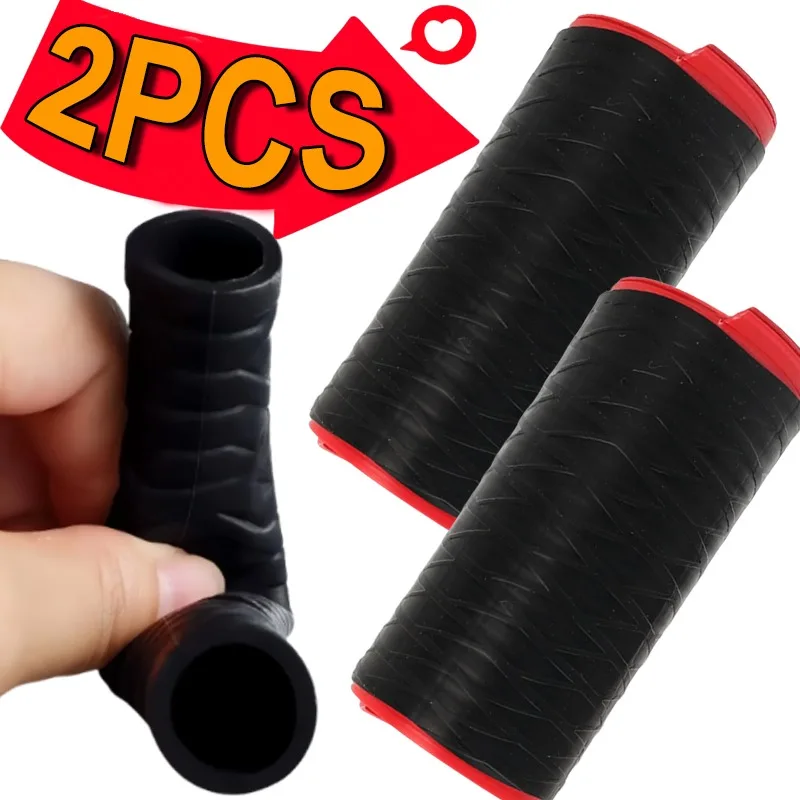 

Нескользящий силиконовый рукав на руль мотоцикла, модифицированное снаряжение для верховой езды, защитный чехол, универсальный силиконовый чехол для мотоцикла, 1/2 шт.