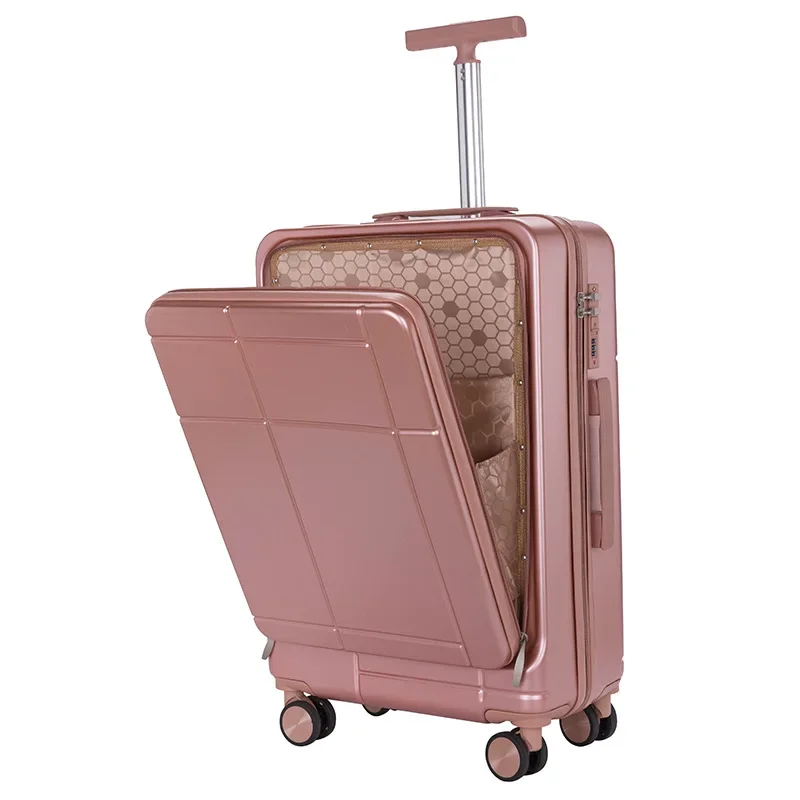 20''24 inch travel suitcase on wheels carry ons trolley luggage bag with laptop bag cabin rolling luggage Creative suitcase set