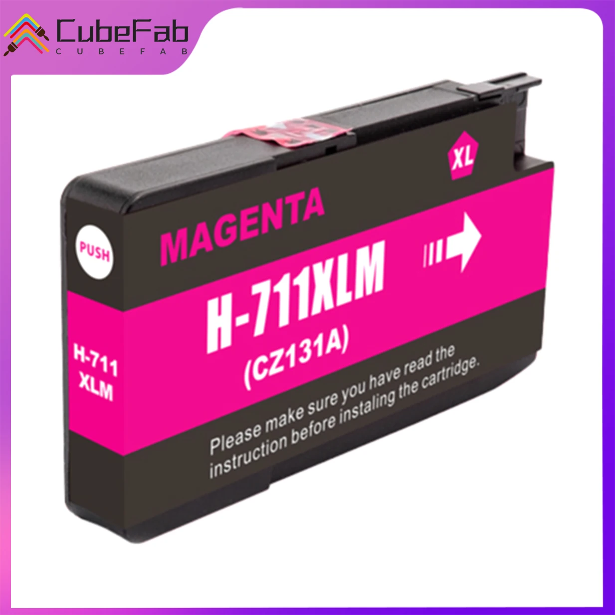 خرطوشة حبر 711 711XL لخرطوشة بديلة HP 711 HP711 متوافقة مع طابعة HP DesignJet T120 T125 T130 T520 T525 T530