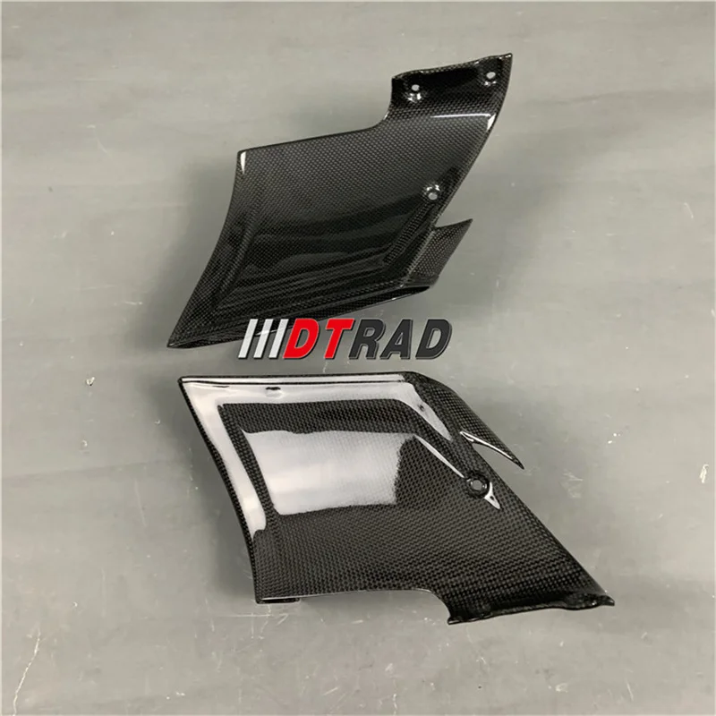 Real Carbon Fiber For Ducati Diavel 1260 \\S 2019 2020 2021 Motorcycle Air intake network Liner Panel Fairing