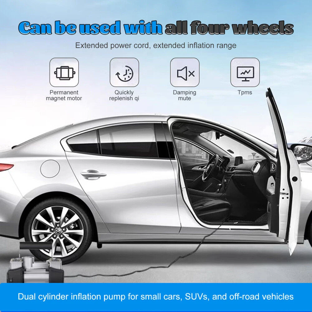 12V Portable Dual C…