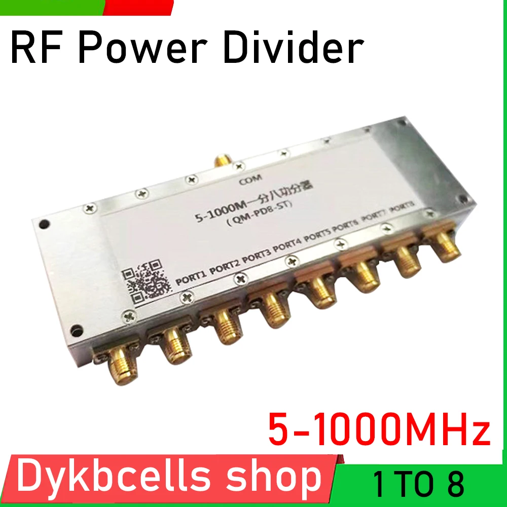 

Power distributor 5-10000MHz RF Power distributor 1-8 Wireless amplifier Power UHF VHF 433m 315m 915m for FM HAM