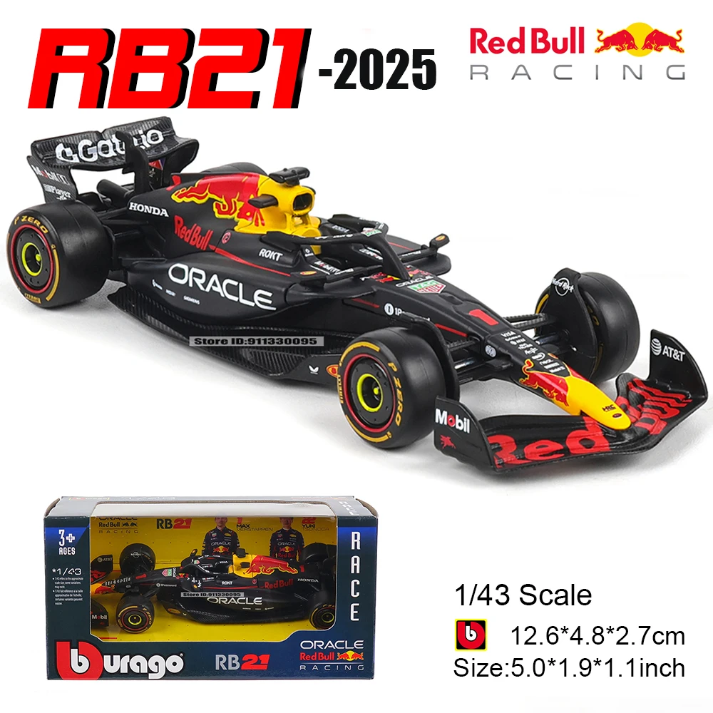bburago-1-43-novo-f1-red-bull-rb21-2025-1-verstappen-22-yuki-tsunoda-liga-carro-fundido-modelo-brinquedo-colecionavel