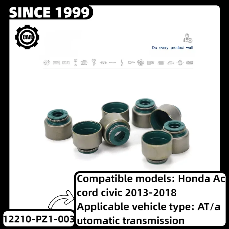 

8PCS 12210-PZ1-003 12211-PZ1-004 Stem Oil Seal kit for Honda Civic EK3, Accord, Acura, HR-V,CRX,12211-PZ1-003