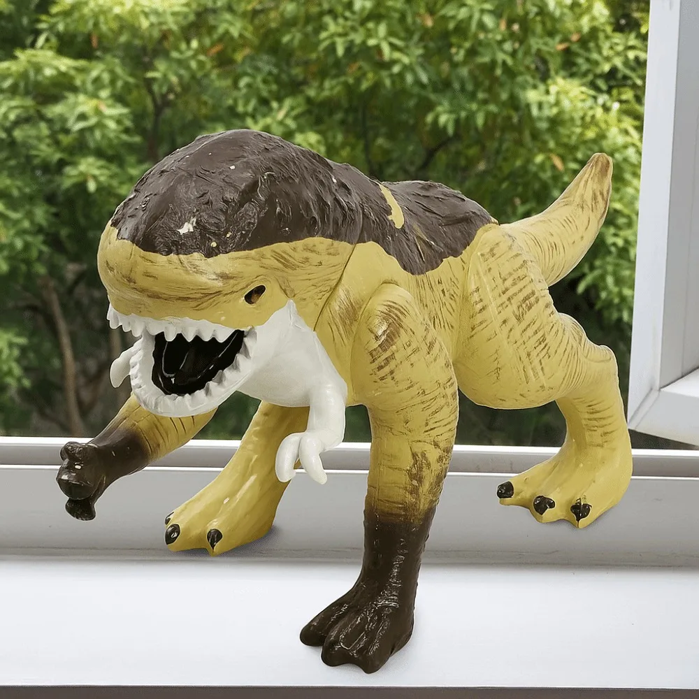 โมเดลไดโนเสาร์เรซิ่นจำลอง งานแฮนด์เมด ของสะสม ของเล่นไดโนเสาร์สมจริง ตุ๊กตาตลก ของตกแต่ง