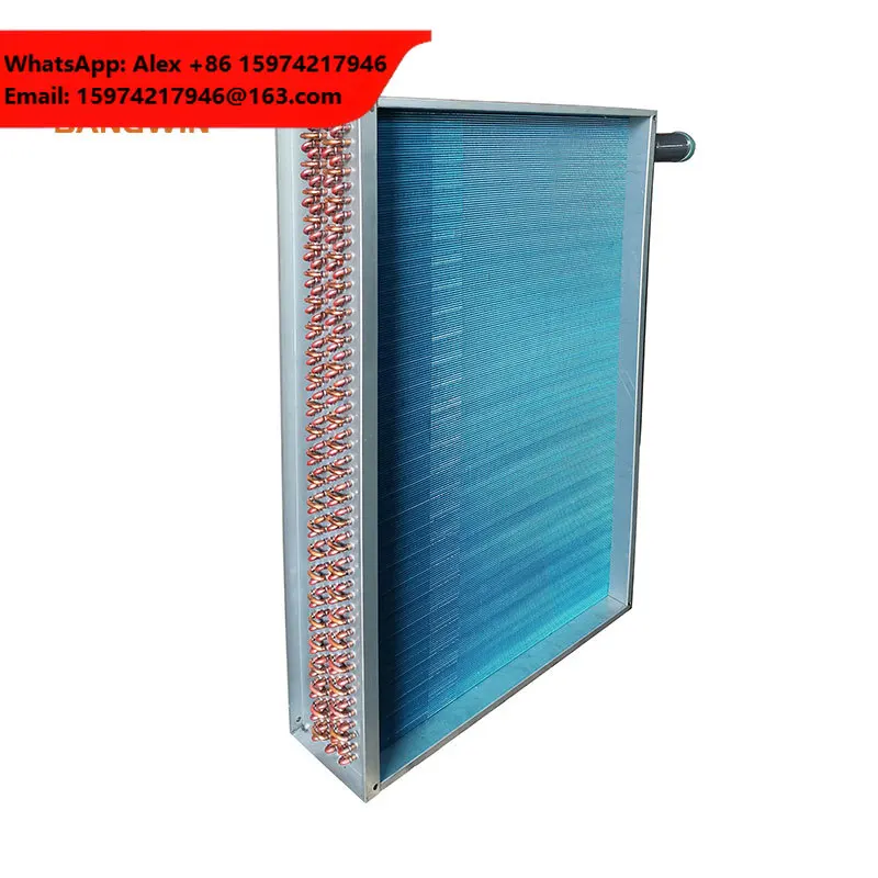 Tube Fin Radiator With Fan,Large Surface Area Tube Finned Heat Exchanger,Hot Water Fan Coil For Poultry Farm