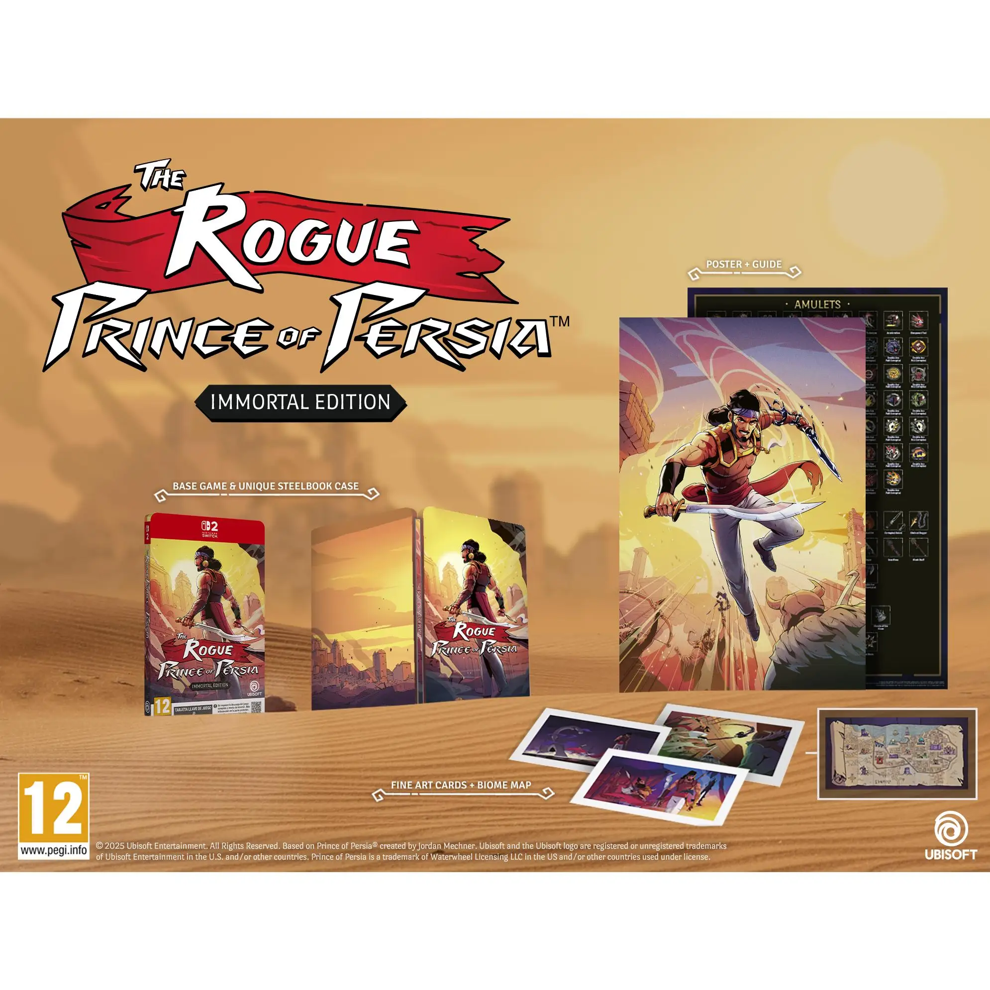 The Rogue Prince of Persia Immortal Edition - Switch 2 - Nuevo Precintado - PAL España