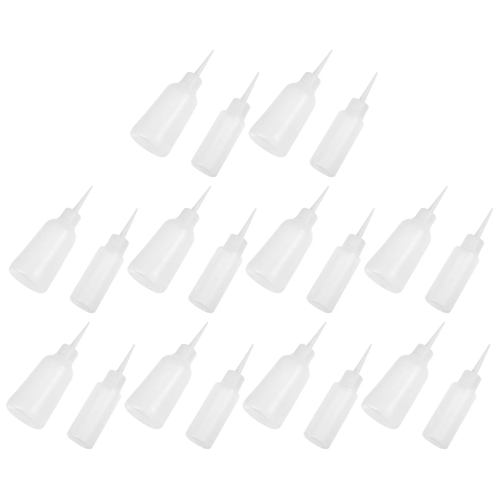 

20 Pcs Pointed Bottle Tip-head Glue Reusable Filling Squeeze Bottles Pigment Container Latex Dispenser Squeezing