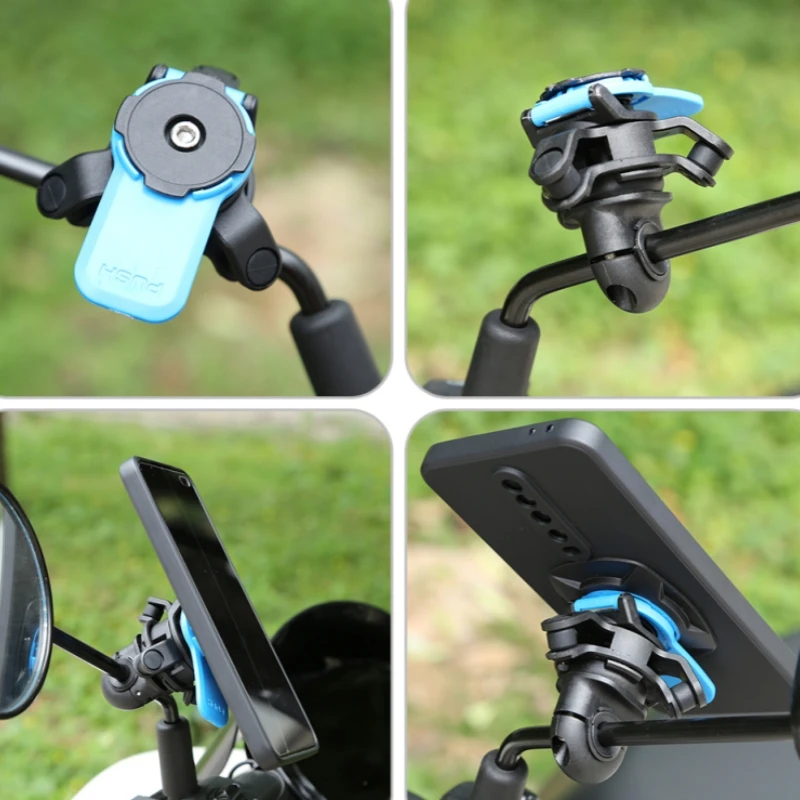 Cycling Equipment Takeaway Rider Electric Bottle Motorcycle Navigation Bracket Quick Release Bicycle Easy to Install Phone Clip