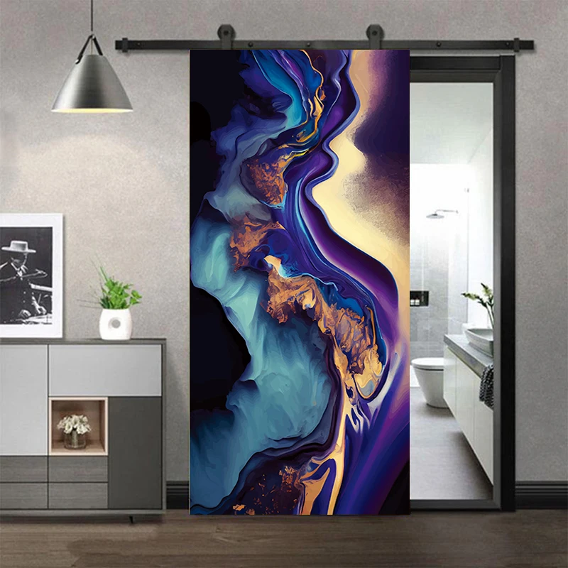 Entrance Door Decoration Vintage Wallpaper Marble Photograph  Self-adhesive Photo Wallpaper 3d Custom Mural Wall Art Stickers