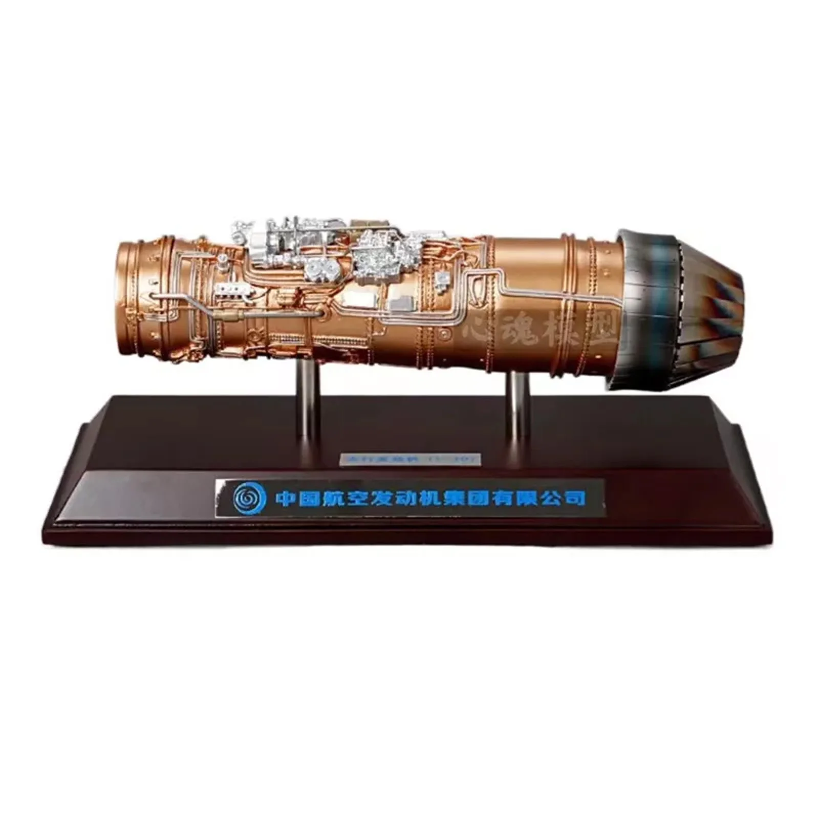 1: 20 Turbofan Engine Model Alloy Military Simulation Commemorative Exquisite Collectible Model Ornament