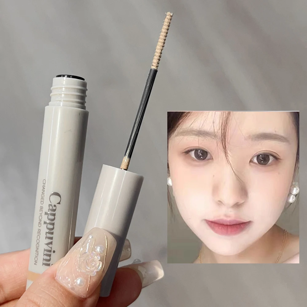 Natural Eyebrow Tinting Cream 3D Smudge-proof Coffee Brown Color Brow Dye Waterproof  Enhancer Brow-setting Gel Mascara Makeup