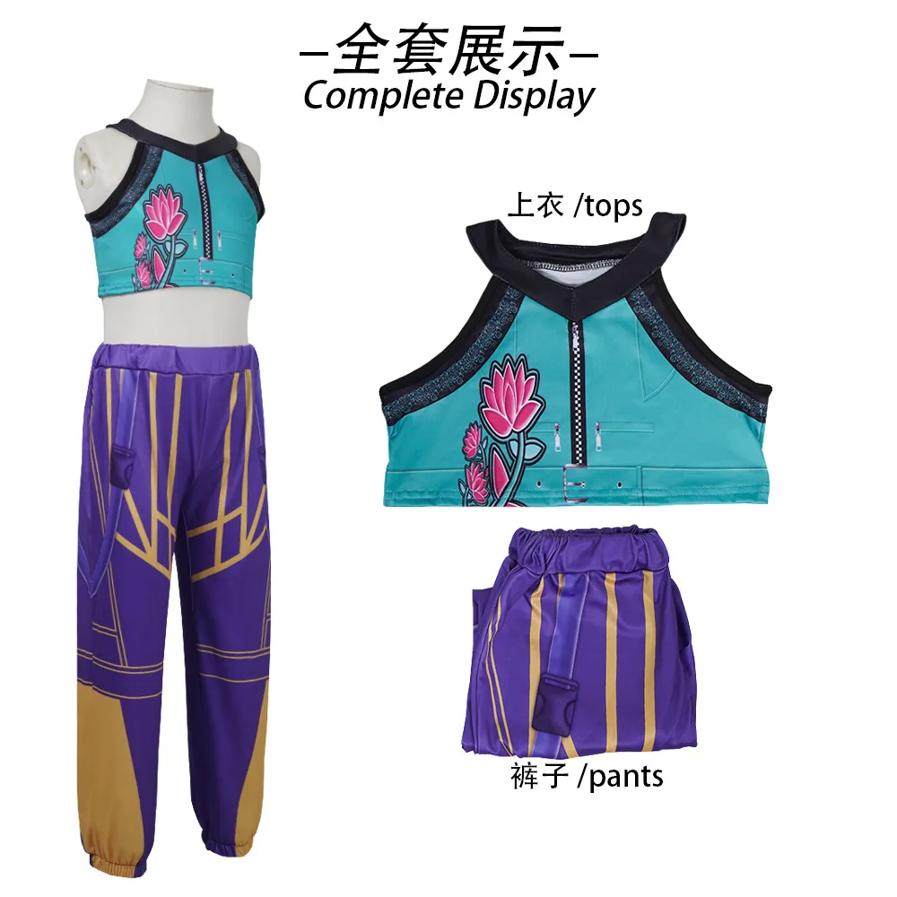 أزياء الهالوين هنتركس KPop شيطان الصيادين ميرا زوي رومي أزياء تنكرية للأطفال أطفال بنات كوسبلاي أنيمي موحدة هدايا #5