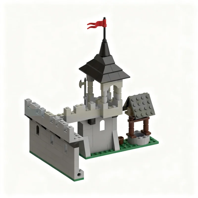 158 個 MOC 城クラシックウェル代替モデルなしビルディングブロック建築おもちゃクリスマスギフトアイデアレンガ教育子供