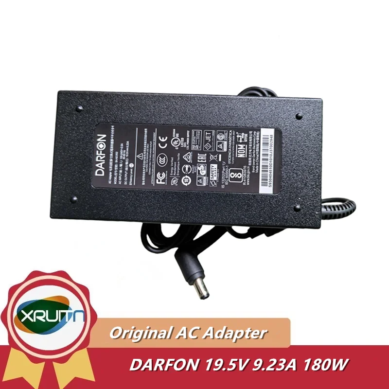 حقيقي DARFON BAA81950 19.5V 9.23A 180W AC محول التيار الكهربائي ل MSI GE75 RAIDER 8SE، GL63 8RE-616XFR GL63 8RE-616X شاحن