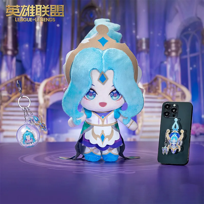 

Hot Sale League Of Heroes Perfume Gem Storm Nudge Jana Plush Doll Key Chain Mobile Phone Bracket Series Girl Cute Gift