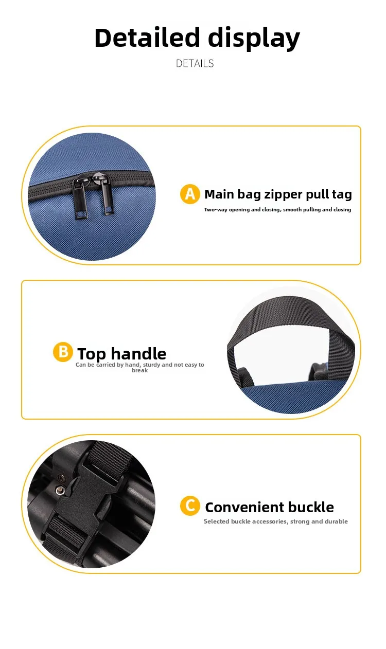 Kompakte, leichte und praktische Kameratasche, wasserdichte Tasche für Outdoor-Fotografie, Rucksack zum Wandern und Fotografieren. – Detail 15