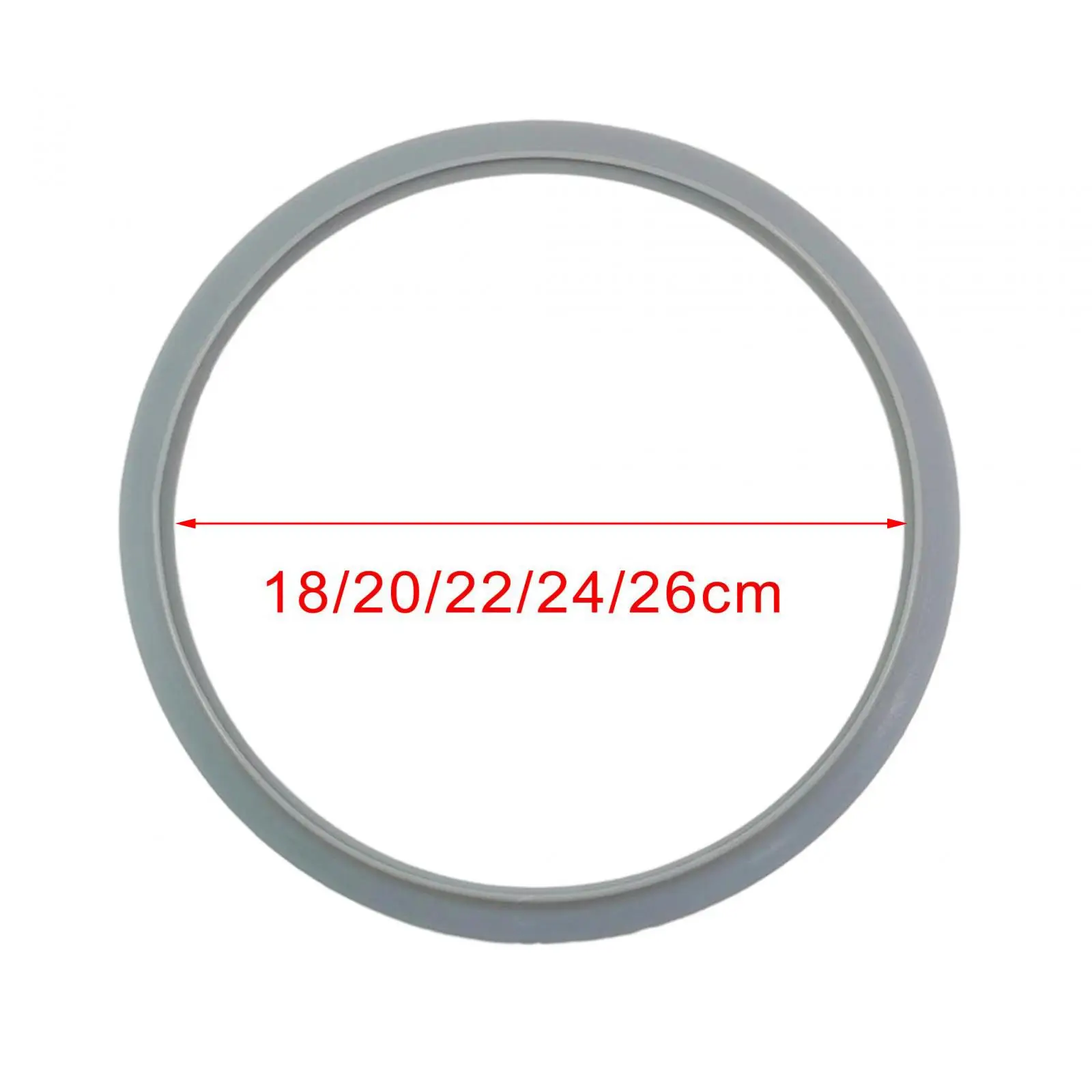 Replacement Gasket, Cooking Sealing Ring, Silicone Cook Pot Gasket, Portable Pressure Cooker Sealing Ring for Cookware