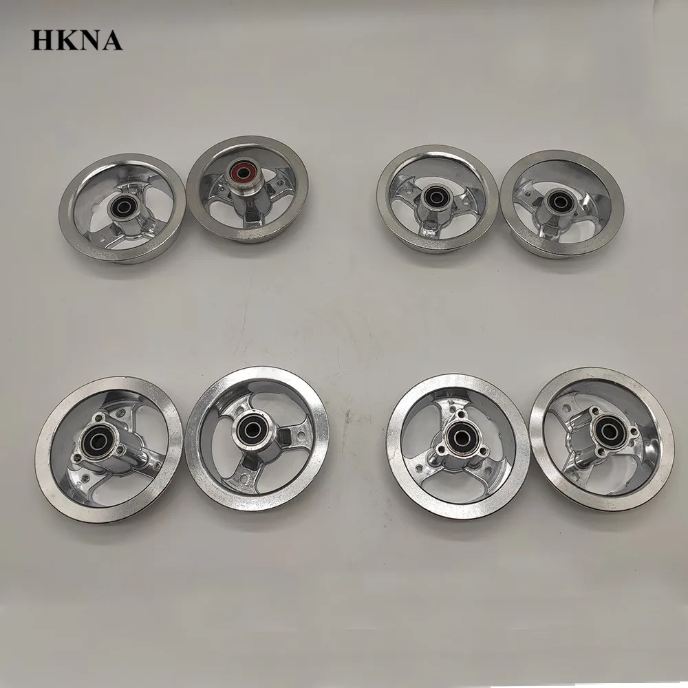 4 Inch Wheel Hub 4.10/3.50-4 4.00-4 3.00-4 Aluminum Alloy Wheel Rims for MIni Motorcycle Electric Scooter Gas Scooter ATV