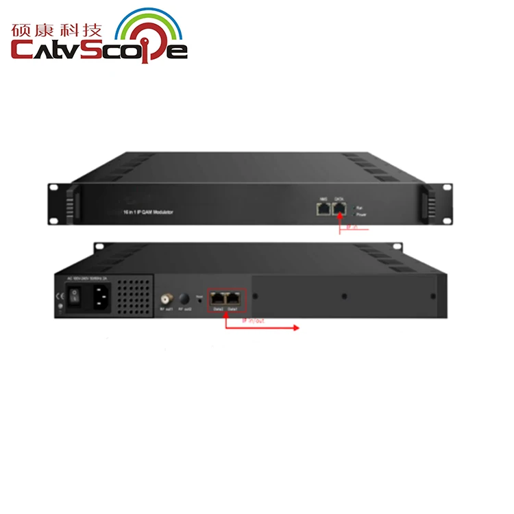 CSP-3316 IP QAM DVB-C 16in1/32in1  Modulator Encoder Modulator
