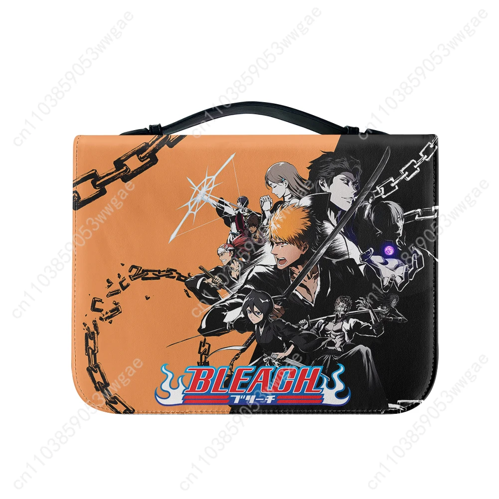 Bleach Anime Bible Bags Christian Gifts Personalized Covers Bible Pack Waterproof Leather Bag High Quality Pockets Package Case