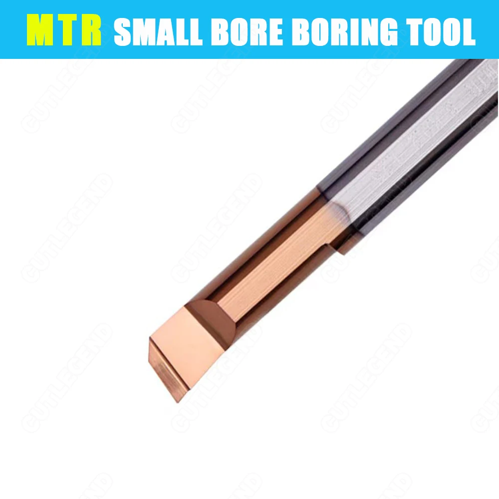 HRC65 MTR Small Bore Boring Tool Inner Hole Machining Carbide Turning MTR 1/1.2/1.5/1.8/2/2.5/3 L10 L15 Boring Cutter For Steel