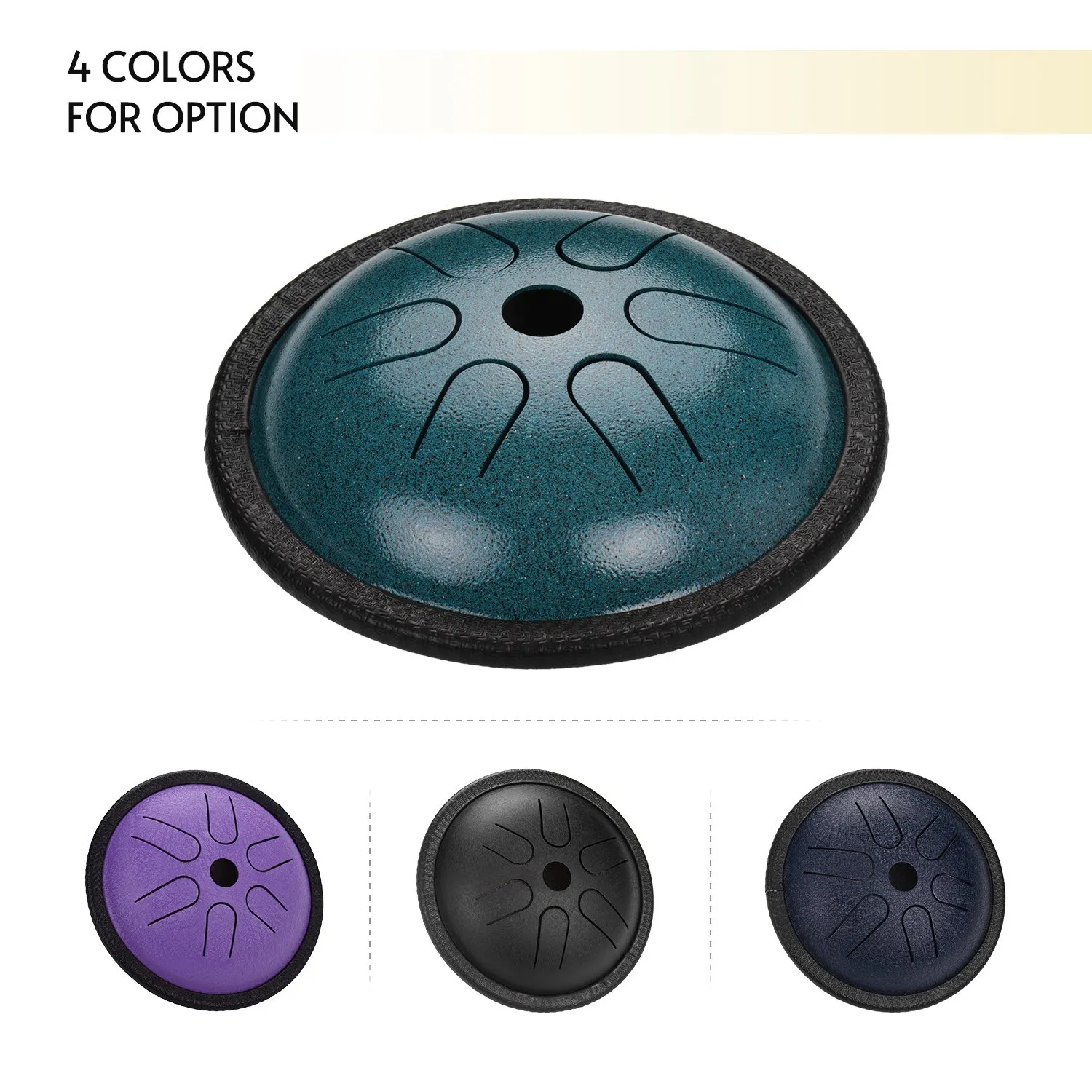 5.5 Inches Mini Steel Tongue Drum 6 Notes Handpan Drum Steel Pocket Drum Percussion Instrument with Mallets Carry Bag for Medita view 5