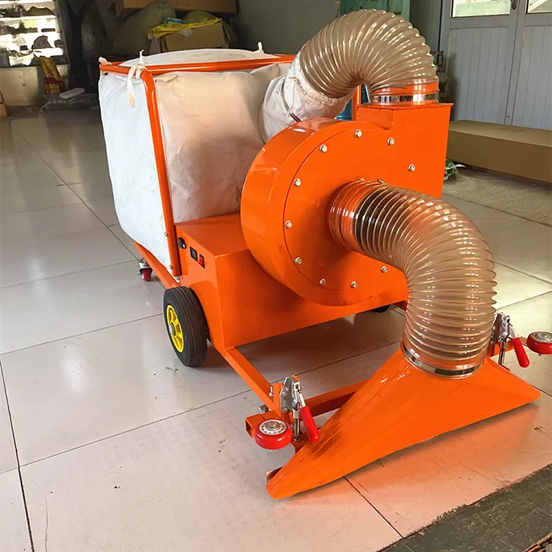 High Efficiency Small Cart Vacuum Cleaner for Industrial Factory Dust Collection Heavy Duty Maneuverable