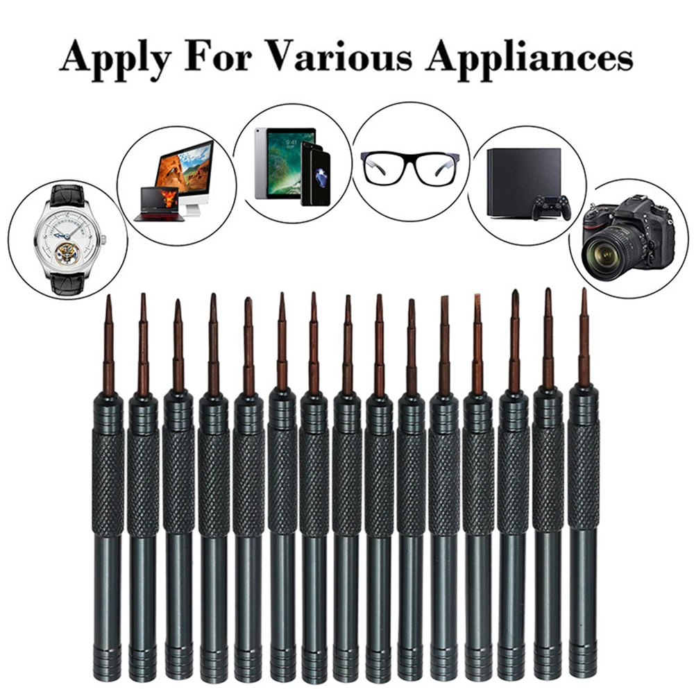 

15pcs Magnetism Precision Screwdriver Phillips Sloted Screws Professional Maintenance Tools For Iphone Screen Repair Kits Sets