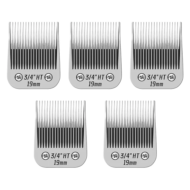 3/4”HT Professional Pet Dog Grooming Detachable Ceramic Blade Compatible with Andis/Oster A5/Wahl KM Series Animals Clippers