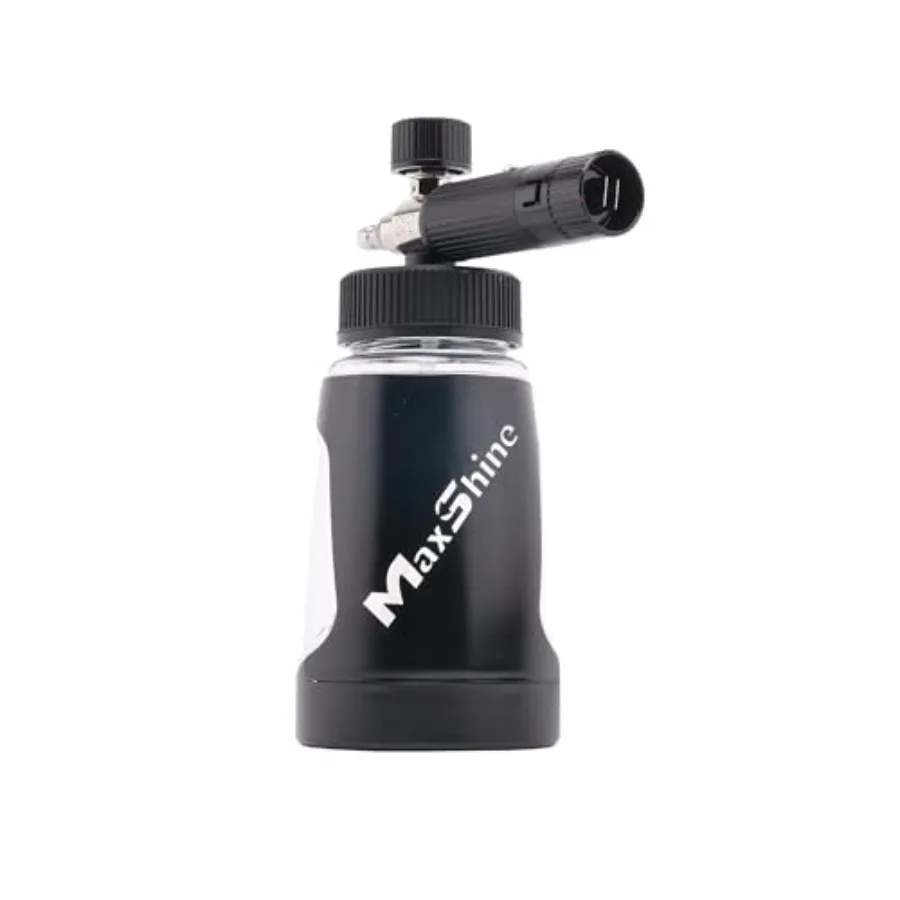 

Пенная насадка Maxshine V2, 1 л, с быстросъемным соединением 1/4 дюйма и латунными фитингами, регулируемый режим распыления для густых пены и пленок