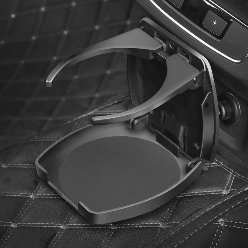 

Car Cup Holder Mount Stable Non-Shake Design For Automobile Drink Bottle Storage Foldable Telescopic Cup Stand Rack