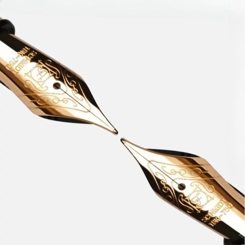 Schmidt No.6 Fountain Pen 18K Tips and Nibs FH452 Pen Tip Accessories Germany Large Denomination Gold Tip Standard Universal Nib