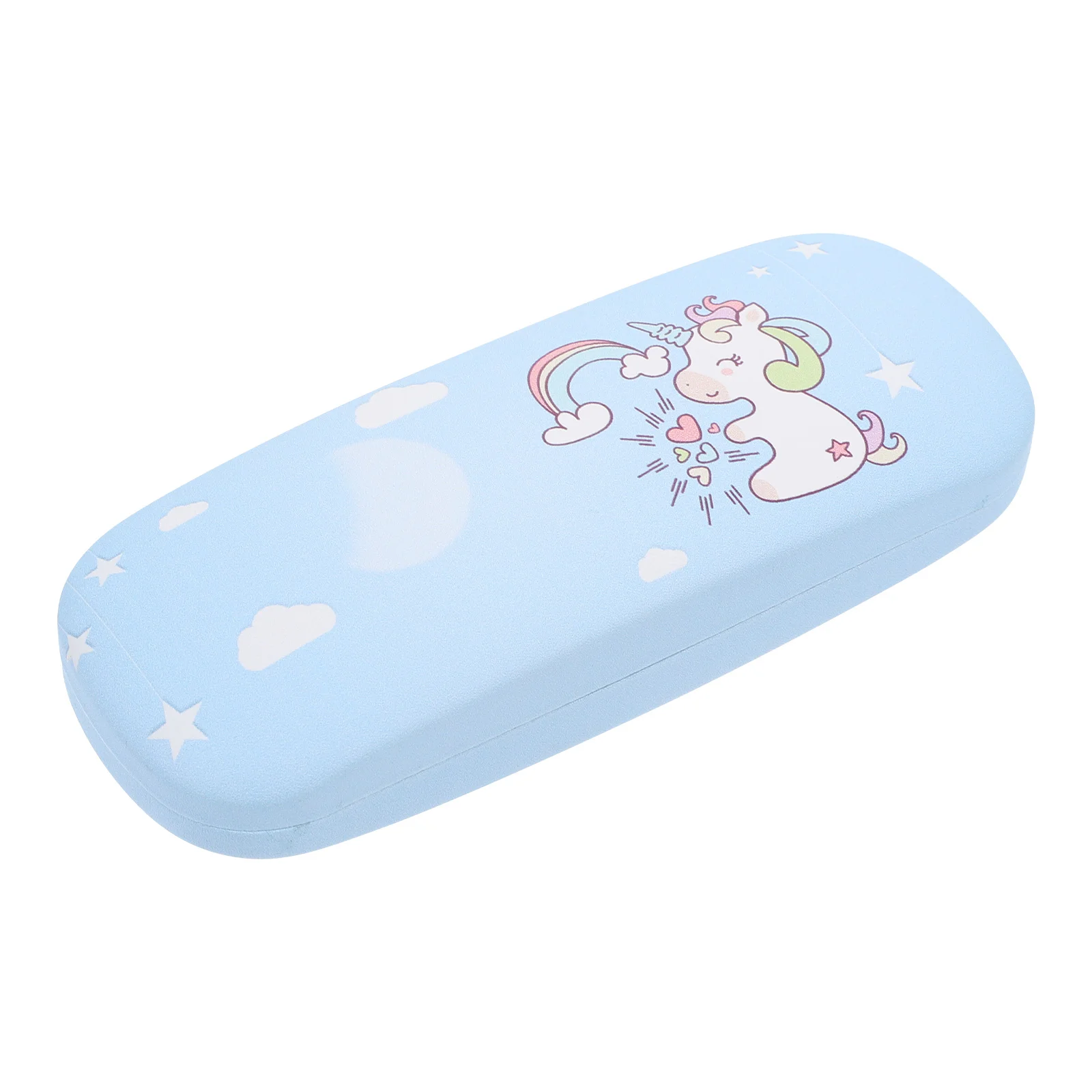 

1 PCS Pu Material Cartoon Pattern Glasses Case Stylish Sunglasses Storage Box Compact Portable Fashion for Family