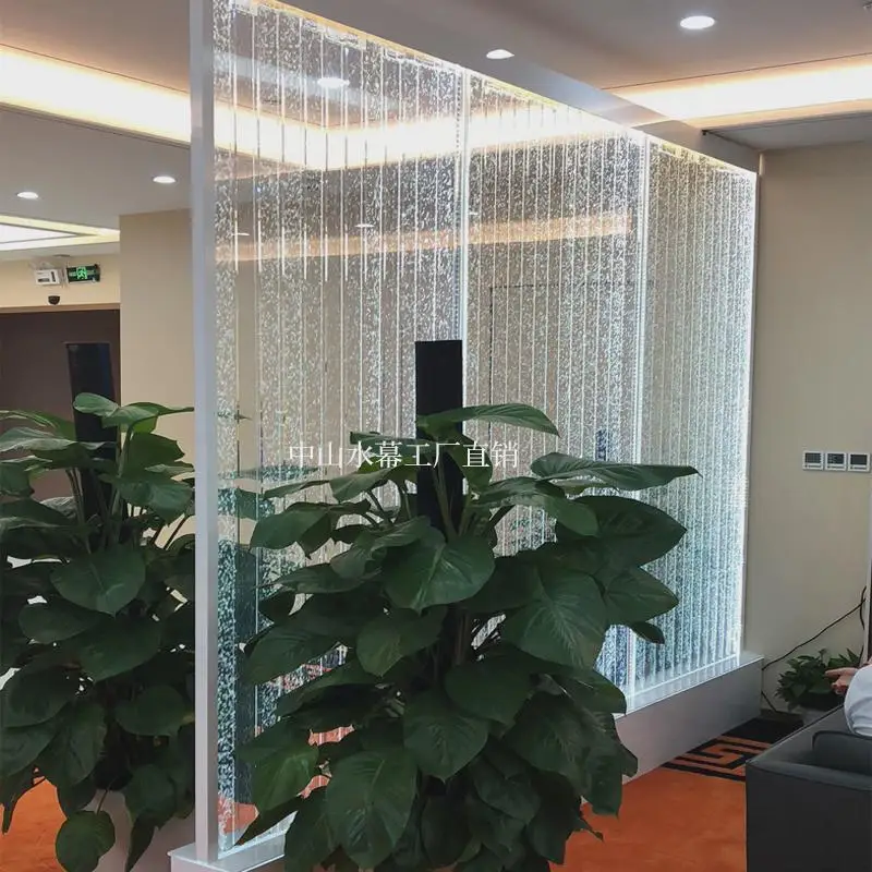 Custom. Fish Dance Living Room Landscape Intelligent Entrance Decoration Home Partition Curtain Wall Wate