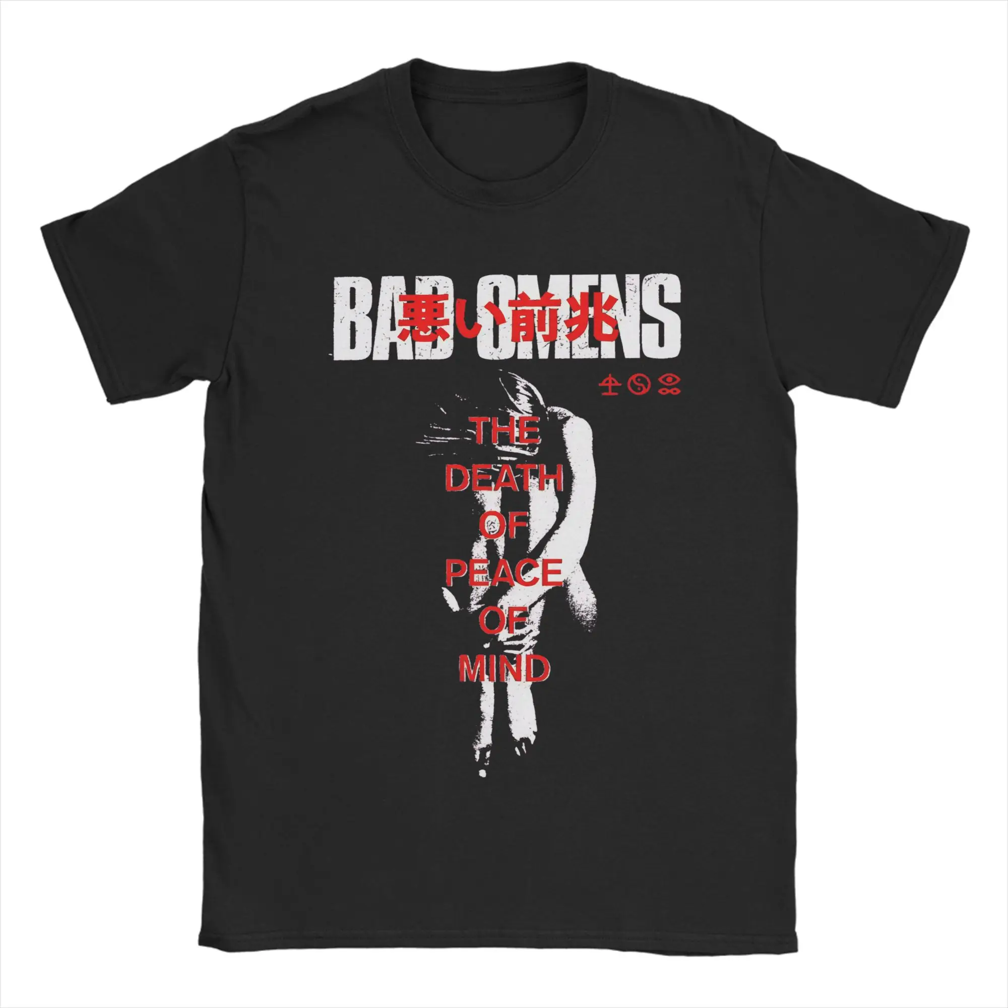 

Woman SIlhouette Industrial Rock Bad Omens T-Shirt Summer Cotton T-Shirts For Men Tee Shirt Short-Sleeved Streetwear Clothes