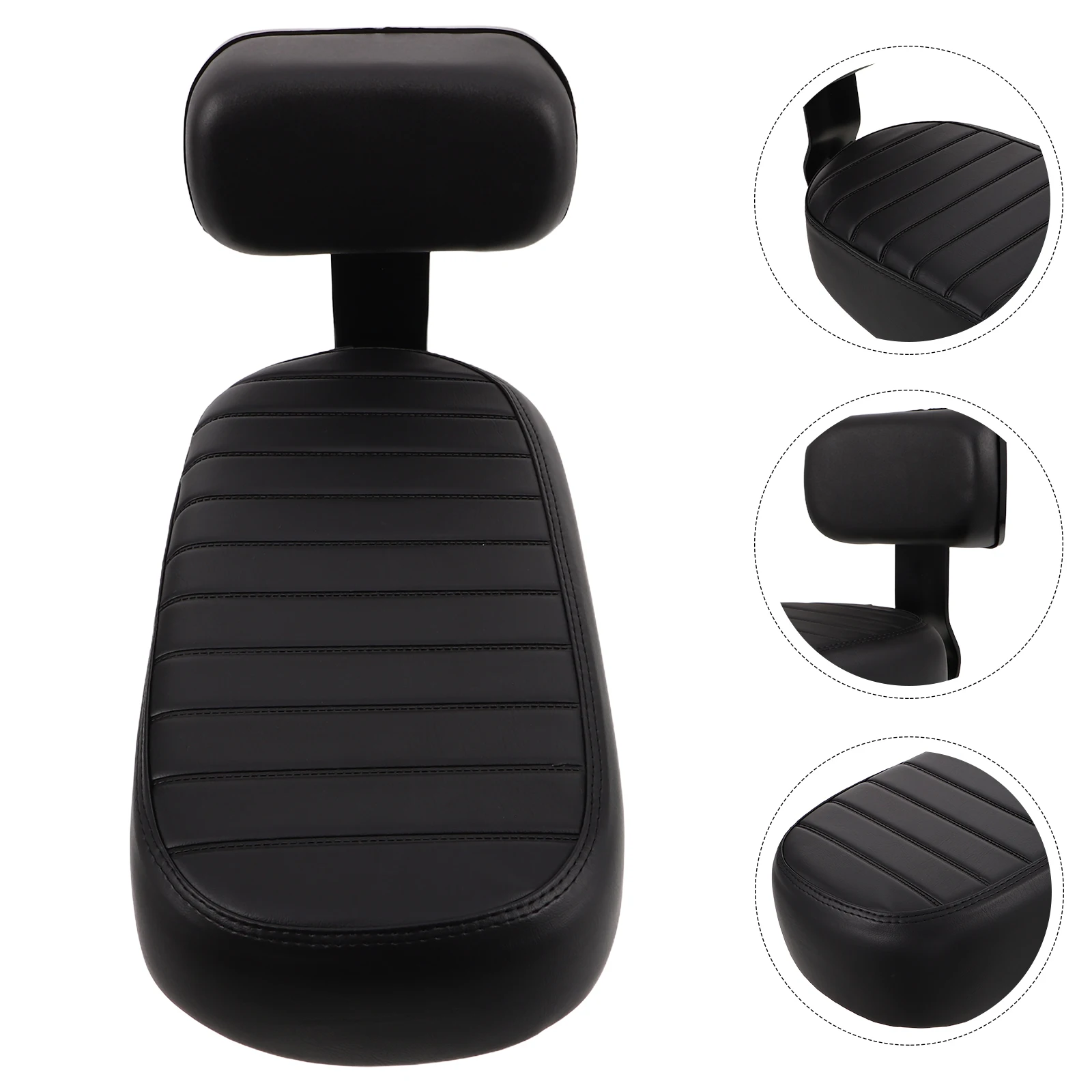 

Kids Seat Cushion Rear Mounted With Backrest Universal Soft Bike Seat Pad For Children Shock Absorbing Design Compatible With